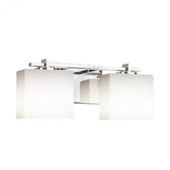 Era 2-Light Bath Bar (254|FSN-8442-55-OPAL-CROM)