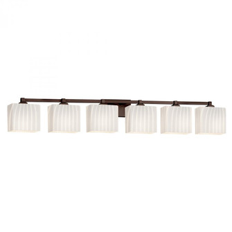 Regency 6-Light Bath Bar (254|FSN-8436-55-RBON-DBRZ)