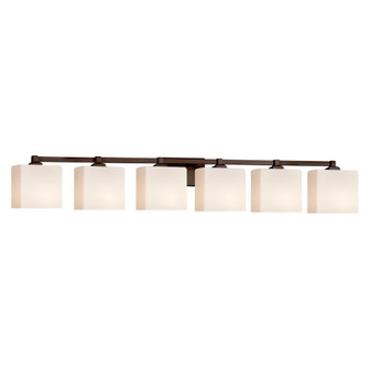 Regency 6-Light Bath Bar (254|FSN-8436-55-OPAL-DBRZ)