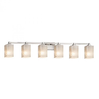 Regency 6-Light Bath Bar (254|FSN-8436-15-WEVE-NCKL)