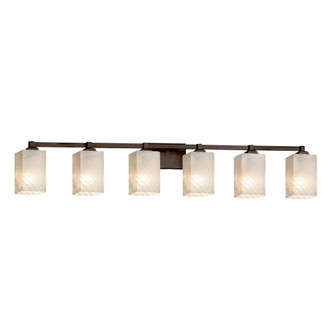 Regency 6-Light Bath Bar (254|FSN-8436-15-WEVE-DBRZ)