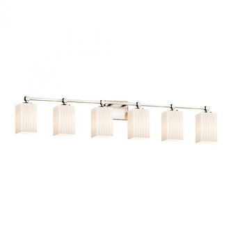 Tetra 6-Light Bath Bar (254|FSN-8426-15-RBON-NCKL)