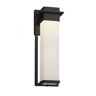 Pacific Large Outdoor LED Wall Sconce (254|FSN-7544W-OPAL-MBLK)