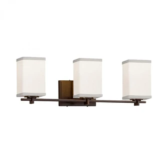 Era 3-Light LED Bath Bar (254|FAB-8443-15-WHTE-DBRZ-LED3-2100)