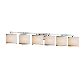 Regency 6-Light Bath Bar (254|FAB-8436-30-WHTE-NCKL)