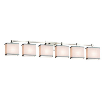 Tetra 6-Light LED Bath Bar (254|FAB-8426-55-WHTE-NCKL-LED6-4200)