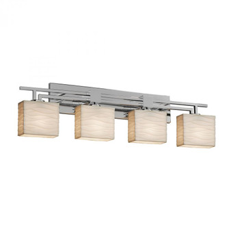 Aero 4-Light Bath Bar (254|PNA-8704-55-WAVE-CROM)