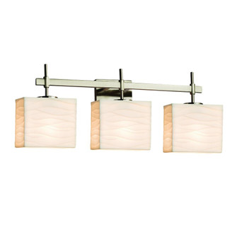 Union 3-Light Bath Bar (254|PNA-8413-55-WAVE-NCKL)