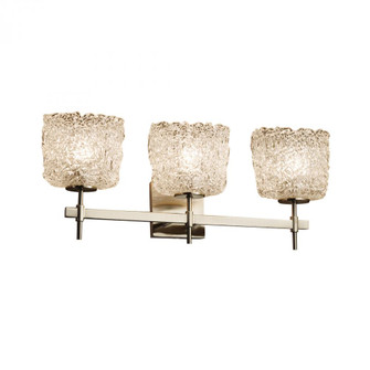 Union 3-Light LED Bath Bar (254|GLA-8413-30-LACE-NCKL-LED3-2100)