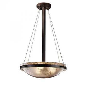 18'' LED Pendant Bowl w/ Ring (254|FSN-9691-35-MROR-DBRZ-LED3-3000)