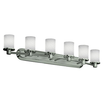 Rondo 6-Light LED Bath Bar (254|FSN-8516-10-WEVE-NCKL-LED6-4200)
