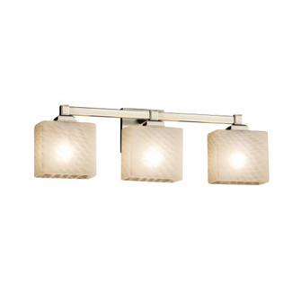 Regency 3-Light Bath Bar (254|FSN-8433-55-WEVE-NCKL)
