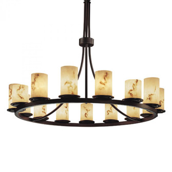 Dakota 15-Light 1-Tier Ring LED Chandelier (254|FAL-8715-10-DBRZ-LED15-10500)