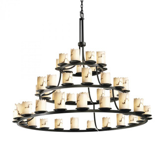 Dakota 45-Light 3-Tier Ring LED Chandelier (254|FAL-8714-12-DBRZ-LED45-31500)