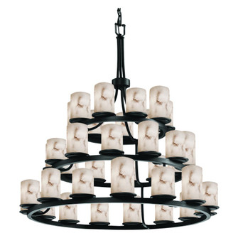 Dakota 36-Light 3-Tier Ring LED Chandelier (254|FAL-8712-10-MBLK-LED36-25200)