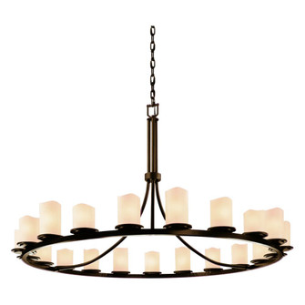 Dakota 21-Light 1-Tier Ring LED Chandelier (254|CNDL-8716-14-CREM-DBRZ-LED21-14700)