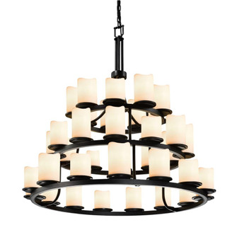 Dakota 36-Light 3-Tier Ring LED Chandelier (254|CNDL-8712-14-CREM-DBRZ-LED36-25200)