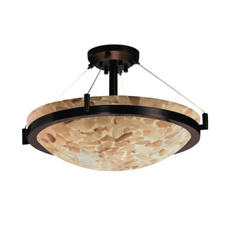 36'' LED Semi-Flush Bowl w/ Ring (254|ALR-9684-35-DBRZ-LED6-6000)