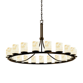 Dakota 21-Light 1-Tier Ring LED Chandelier (254|ALR-8716-10-DBRZ-LED21-14700)
