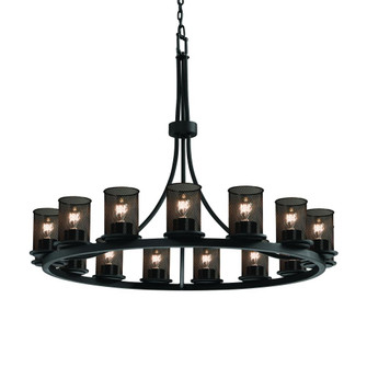 Dakota 15-Light 1-Tier Ring Chandelier (254|MSH-8715-10-MBLK)