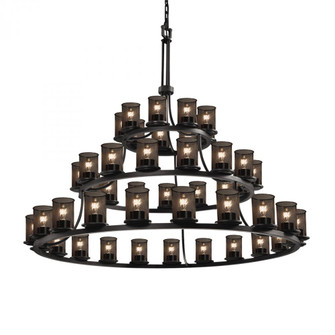 Dakota 45-Light 3-Tier Ring Chandelier (254|MSH-8714-10-MBLK)