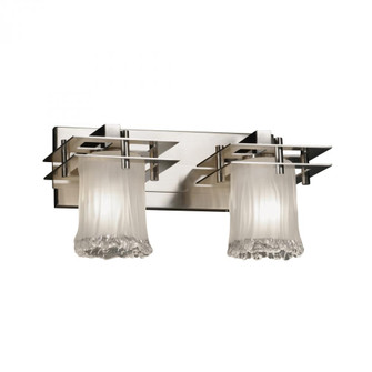 Metropolis 2-Light Bath Bar (254|GLA-8172-16-WTFR-NCKL)