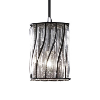 Mini 1-Light Pendant (254|WGL-8815-10-SWCB-MBLK-RIGID)