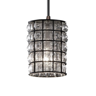 Mini 1-Light Pendant (254|WGL-8815-10-GRCB-MBLK-RIGID)