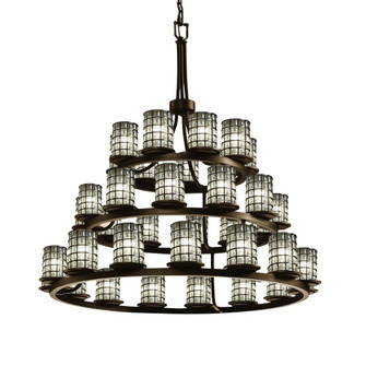 Dakota 36-Light 3-Tier Ring Chandelier (254|WGL-8712-10-GRCB-DBRZ)