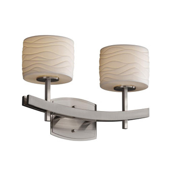 Archway 2-Light Bath Bar (254|POR-8592-30-WAVE-NCKL)