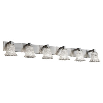 Modular 6-Light Bath Bar (254|GLA-8926-20-LACE-NCKL)