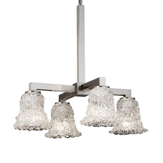 Modular 4-Downlight Chandelier (254|GLA-8920-20-LACE-NCKL)