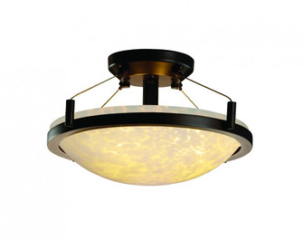 14'' Round Semi-Flush Bowl w/ Ring (254|FSN-9680-35-MROR-DBRZ)