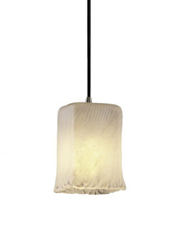 Small 1-Light Pendant (254|GLA-8816-26-WHTW-NCKL-RIGID)