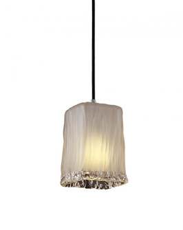 Small 1-Light Pendant (254|GLA-8816-26-WHTW-ABRS-RIGID)