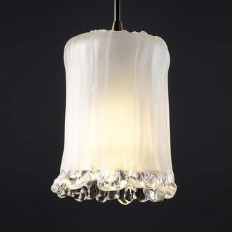Mini 1-Light Pendant (254|GLA-8815-16-WTFR-MBLK-RIGID)