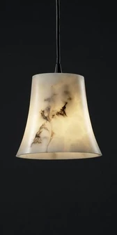 Small 1-Light Pendant (254|FAL-8816-15-MBLK-RIGID)