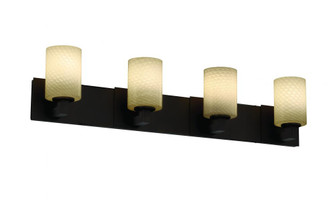Modular 4-Light Bath Bar (254|FSN-8924-15-WEVE-NCKL)