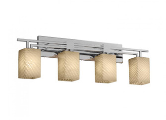 Aero 4-Light Bath Bar (254|FSN-8704-15-WEVE-CROM)