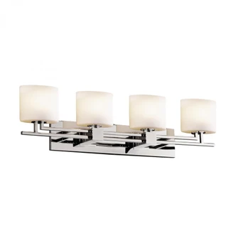 Aero 4-Light Bath Bar (254|FSN-8704-30-OPAL-CROM)