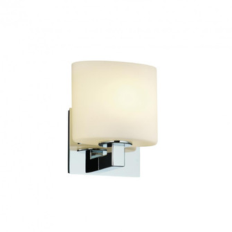 Modular 1-Light Wall Sconce (ADA) (254|FSN-8931-30-OPAL-MBLK)