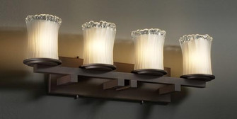 Dakota 4-Light Straight-Bar Bath Bar (254|GLA-8774-16-WTFR-CROM)