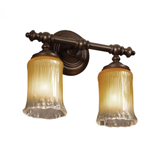 Tradition 2-Light Bath Bar (254|GLA-8522-16-GLDC-DBRZ)