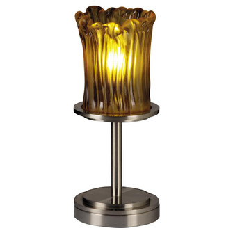 Dakota 1-Light Table Lamp (Short) (254|GLA-8798-16-AMBR-NCKL)