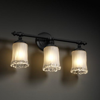 Tradition 3-Light Bath Bar (254|GLA-8523-16-AMBR-NCKL)