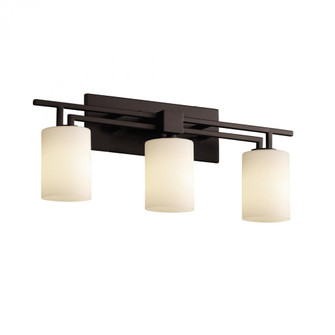 Aero 3-Light Bath Bar (254|FSN-8703-10-OPAL-MBLK)