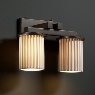 Dakota 2-Light Straight-Bar Bath Bar (254|POR-8772-10-BMBO-DBRZ)