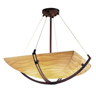 36'' Pendant Bowl w/ Crossbar (254|PNA-9724-25-WAVE-DBRZ)
