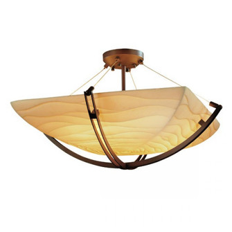 36'' Semi-Flush Bowl w/ Crossbar (254|PNA-9714-25-WAVE-DBRZ)