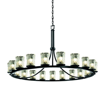 Dakota 21-Light 1-Tier Ring Chandelier (254|GLA-8716-16-CLRT-MBLK)